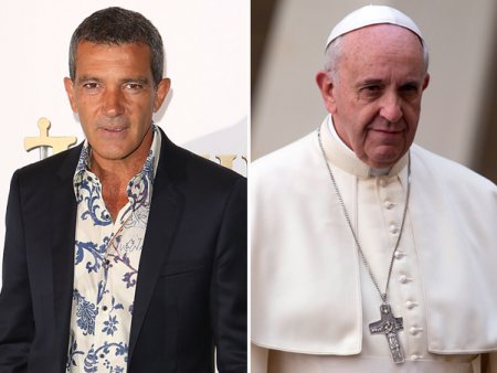 Антонио Бандерас может воплотить в кино папу Римского